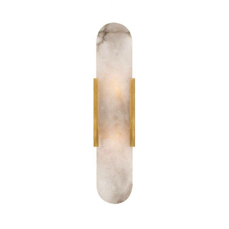 Zenthra Wandlamp Goud/Zwart Marmer - 2 Lampen Koloniaal Wandlampen Binnen voor Eetkamer