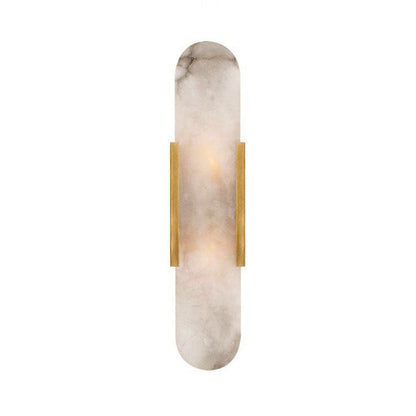 Zenthra Wandlamp Goud/Zwart Marmer - 2 Lampen Koloniaal Wandlampen Binnen voor Eetkamer