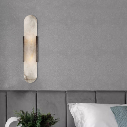 Zenthra Wandlamp Goud/Zwart Marmer - 2 Lampen Koloniaal Wandlampen Binnen voor Eetkamer