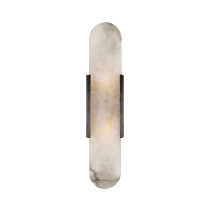 Zenthra Wandlamp Goud/Zwart Marmer - 2 Lampen Koloniaal Wandlampen Binnen voor Eetkamer