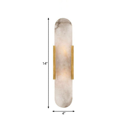 Zenthra Wandlamp Goud/Zwart Marmer - 2 Lampen Koloniaal Wandlampen Binnen voor Eetkamer