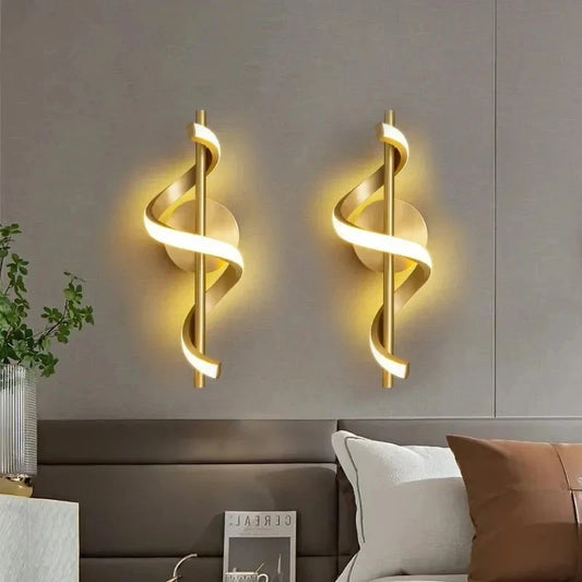 Zenthra Wandlamp Zwart - Minimalistische LED Muurlamp voor Slaapkamer en Woonkamer 0