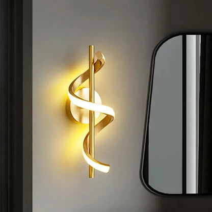 Zenthra Wandlamp Zwart - Minimalistische LED Muurlamp voor Slaapkamer en Woonkamer 2