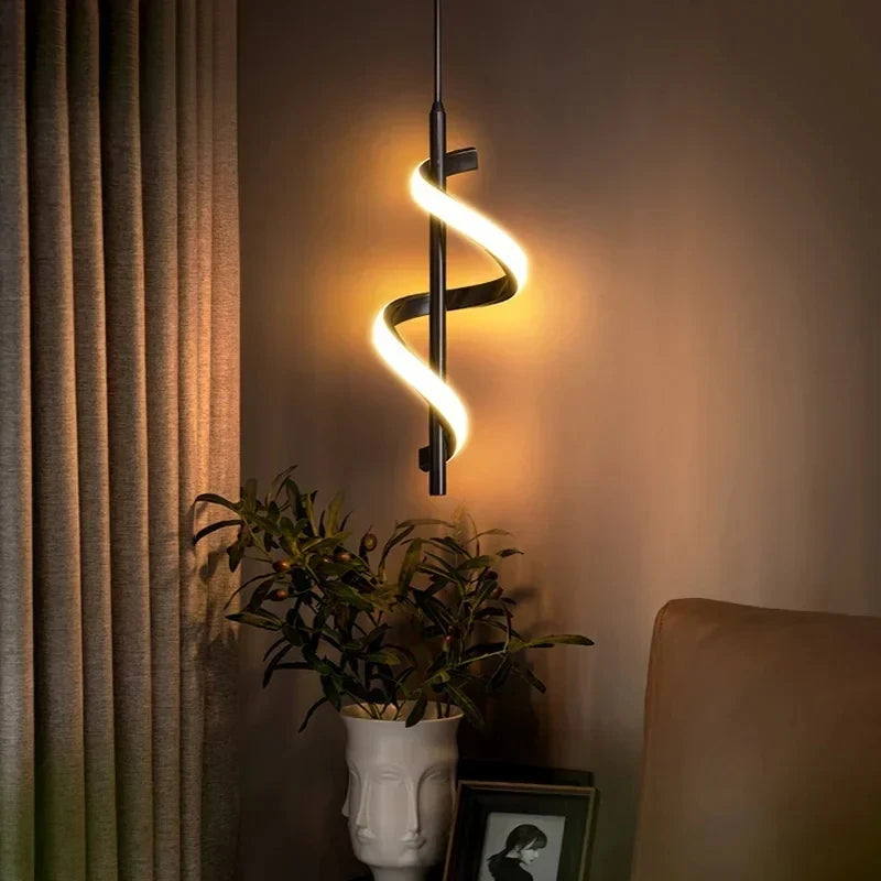 Zenthra Wandlamp Zwart - Minimalistische LED Muurlamp voor Slaapkamer en Woonkamer 4
