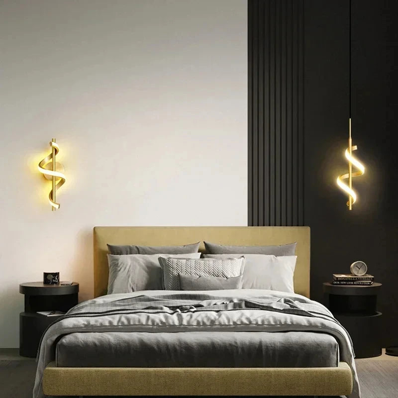 Zenthra Wandlamp Zwart - Minimalistische LED Muurlamp voor Slaapkamer en Woonkamer 5