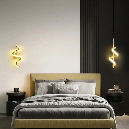 Zenthra Wandlamp Zwart - Minimalistische LED Muurlamp voor Slaapkamer en Woonkamer 5