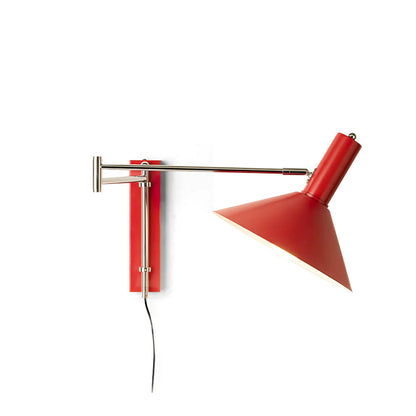 Zenthra Wandlamp Zwart - Verstelbare Muurlamp voor Slaapkamer en Woonkamer, Minimalistisch Design