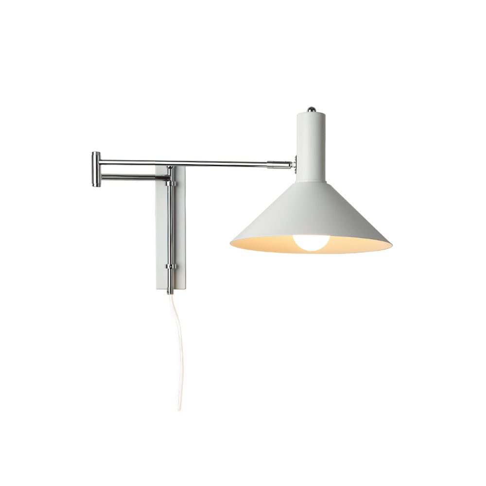 Zenthra Wandlamp Zwart - Verstelbare Muurlamp voor Slaapkamer en Woonkamer, Minimalistisch Design