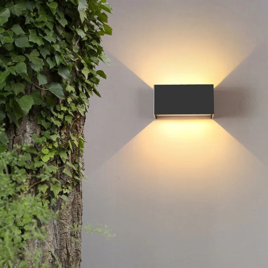 Zenthra Wandlamp Zwart 12W 24W IP65 Waterdichte LED Muurlamp voor Binnen en Buiten 1