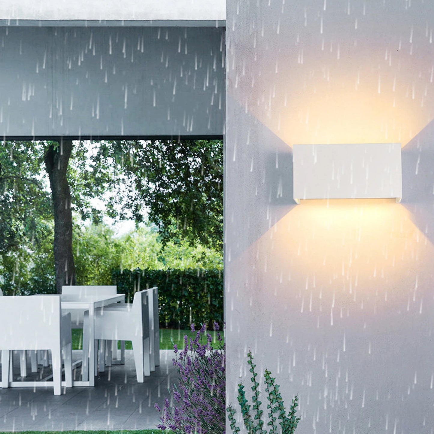 Zenthra Wandlamp Zwart 12W 24W IP65 Waterdichte LED Muurlamp voor Binnen en Buiten 3