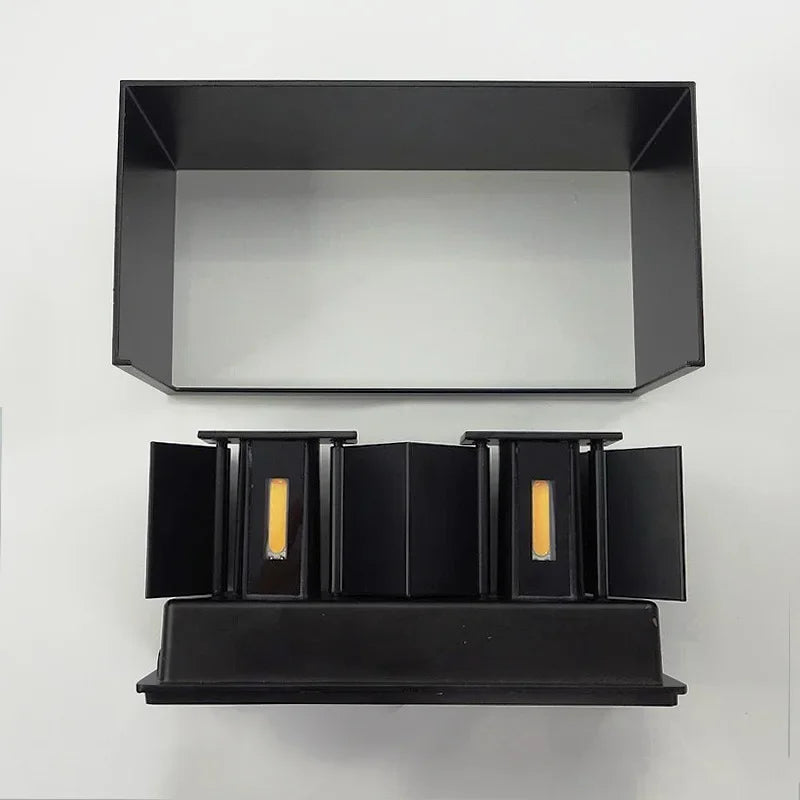 Zenthra Wandlamp Zwart 12W 24W IP65 Waterdichte LED Muurlamp voor Binnen en Buiten 5