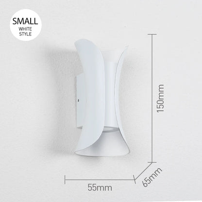 Zenthra Wandlamp Zwart LED 6W 10W Aluminium IP65 Waterdichte Wandlampen voor Buiten en Binnen