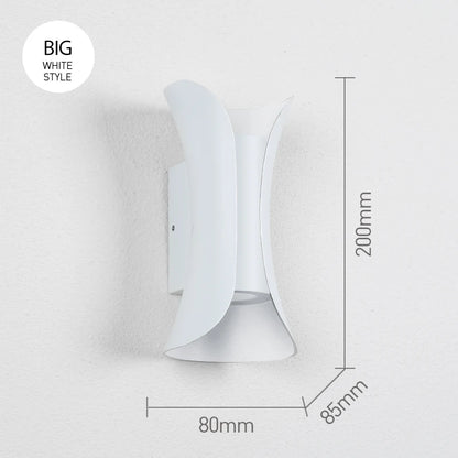 Zenthra Wandlamp Zwart LED 6W 10W Aluminium IP65 Waterdichte Wandlampen voor Buiten en Binnen