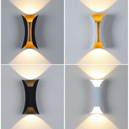 Zenthra Wandlamp Zwart LED 6W 10W Aluminium IP65 Waterdichte Wandlampen voor Buiten en Binnen