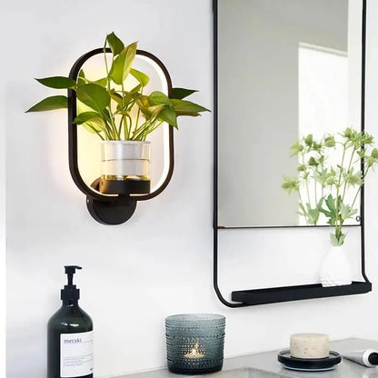 Zenthra Wandlamp met Groene Accenten – Unieke Muurlamp voor Binnen Verlichting