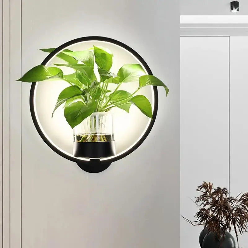 Zenthra Wandlamp met Groene Accenten – Unieke Muurlamp voor Binnen Verlichting