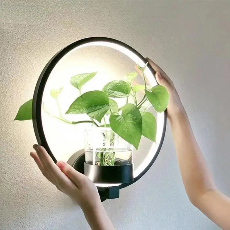 Zenthra Wandlamp met Groene Accenten – Unieke Muurlamp voor Binnen Verlichting