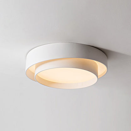 Zenthra Witte Metalen Plafondlamp - Scandinavische Stijl LED Plafonnière voor Slaapkamer