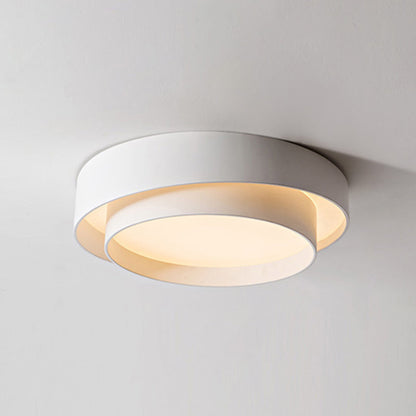 Zenthra Witte Metalen Plafondlamp - Scandinavische Stijl LED Plafonnière voor Slaapkamer