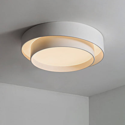 Zenthra Witte Metalen Plafondlamp - Scandinavische Stijl LED Plafonnière voor Slaapkamer