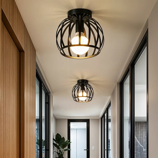 Zenthra Zwarte Industriele Plafondlamp- Stijlvolle Hanglamp voor elke kamer