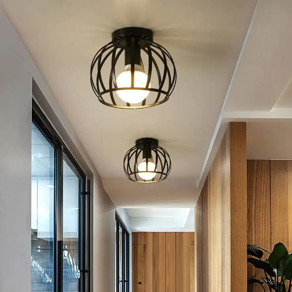 Zenthra Zwarte Industriele Plafondlamp- Stijlvolle Hanglamp voor elke kamer