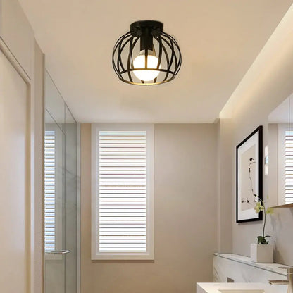 Zenthra Zwarte Industriele Plafondlamp- Stijlvolle Hanglamp voor elke kamer
