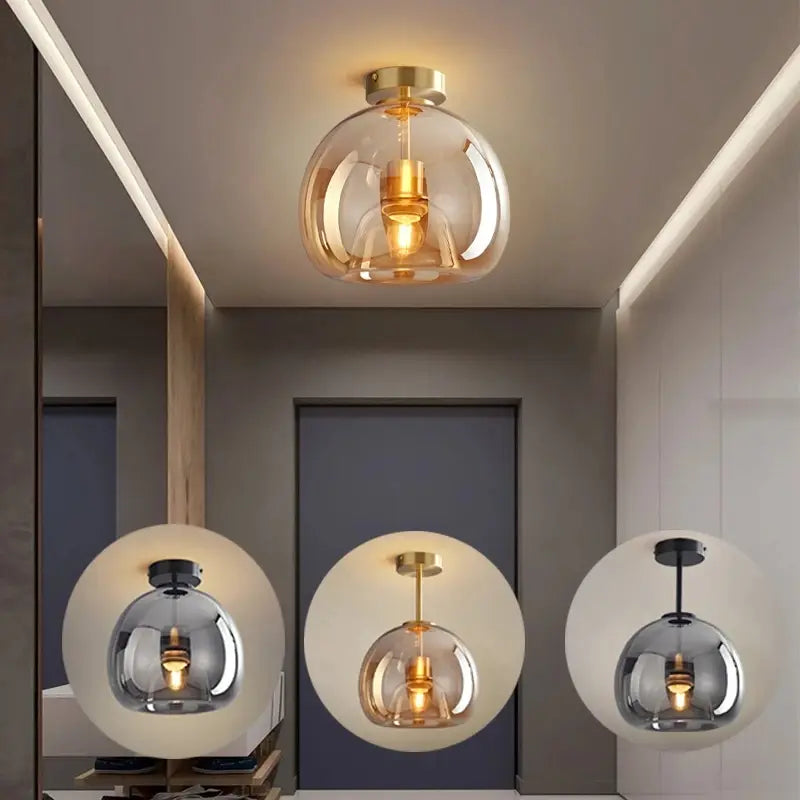 Zenthra Zwarte Plafondlamp - Industrieel Ontwerp in Goud en Zwart voor Elke Ruimte
