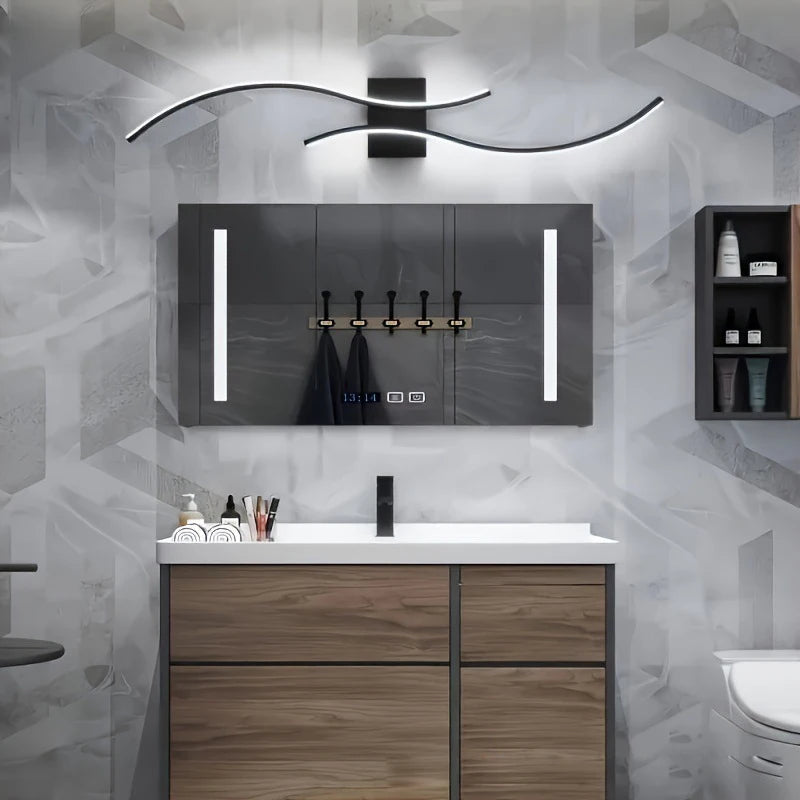 Zenthra Zwarte Wandlampen LED voor Binnen - Moderne Muurlamp voor Slaapkamer en Gang 4