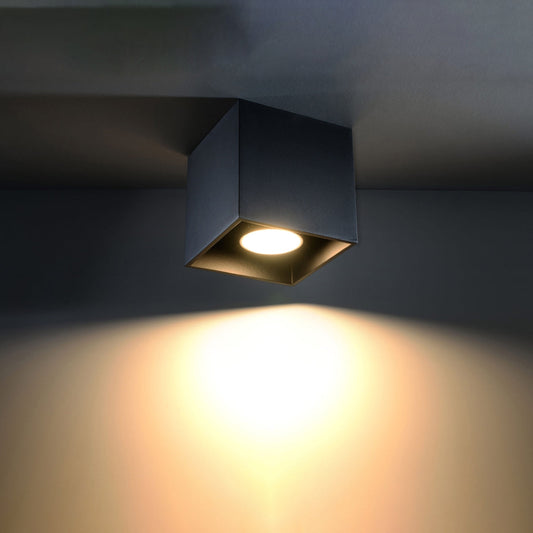 Zwarte LED Plafondlamp QUAD - Moderne Plafondlamp met Up/Down-Licht voor Stijlvol Interieur 0