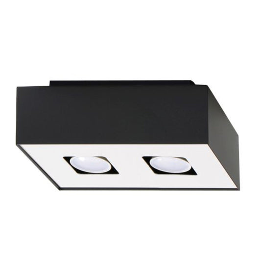 Zwarte Plafondlamp Mono – Minimalistische Plafondlamp voor Slaapkamer en Woonkamer 1