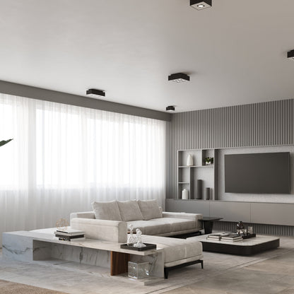 Zwarte Plafondlamp Mono – Minimalistische Plafondlamp voor Slaapkamer en Woonkamer 5