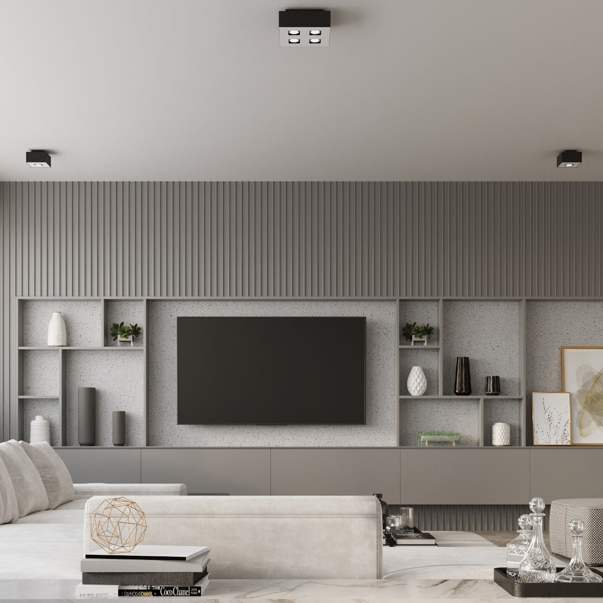 Zwarte Plafondlamp Mono – Minimalistische Plafondlamp voor Slaapkamer en Woonkamer 6