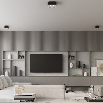 Zwarte Plafondlamp Mono – Minimalistische Plafondlamp voor Slaapkamer en Woonkamer 6