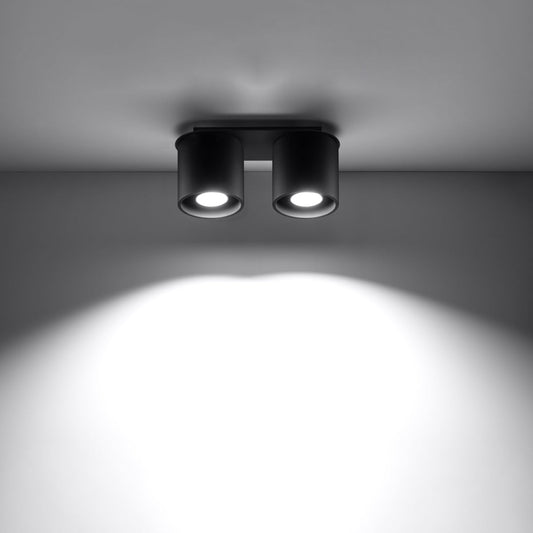 Zwarte Plafondlamp Orbis 2 - Modern Design Plafonniere voor Stijlvol Interieur 0