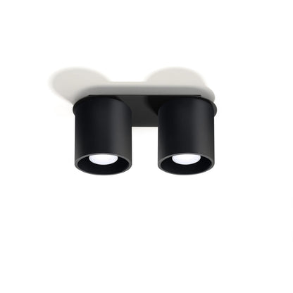 Zwarte Plafondlamp Orbis 2 - Modern Design Plafonniere voor Stijlvol Interieur 2