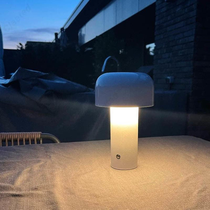 Zenthra | Oplaadbare LED Paddenstoel Tafellamp Moderne Draadloze Ontwerp Lamp voor Woonkamer, Slaapkamer & Kantoor