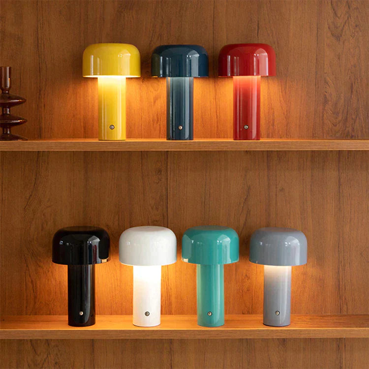 Zenthra | Oplaadbare LED Paddenstoel Tafellamp Moderne Draadloze Ontwerp Lamp voor Woonkamer, Slaapkamer & Kantoor