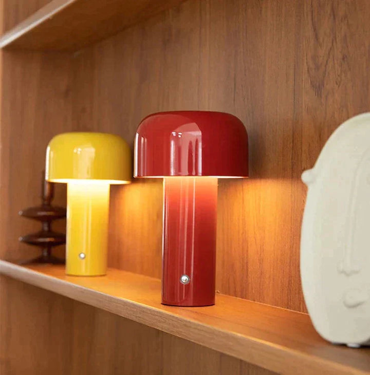 Zenthra | Oplaadbare LED Paddenstoel Tafellamp Moderne Draadloze Ontwerp Lamp voor Woonkamer, Slaapkamer & Kantoor