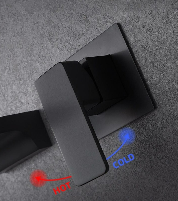 Moderne wandgemonteerde waterkraan