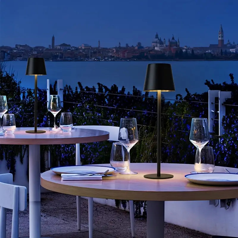 Zenthra LED Tafellamp – Draadloos, Aanraakbediening & Dimbare Verlichting