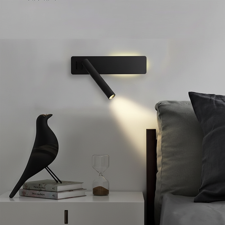 Zenthra | Draaiende LED Lezen Wandlamp voor het Bed